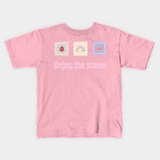 Enjoy the planet Kids T-Shirt